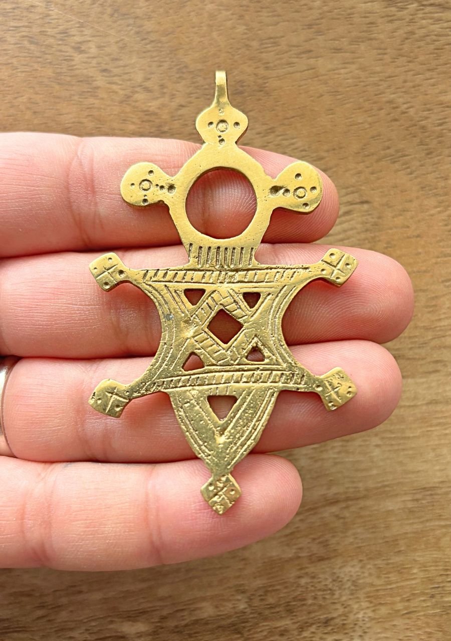 Handmade African Cross Charm - Image 4