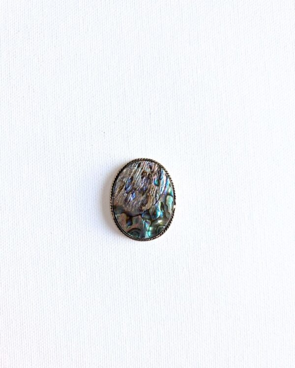 38X30mm Abalone Grooved Stone