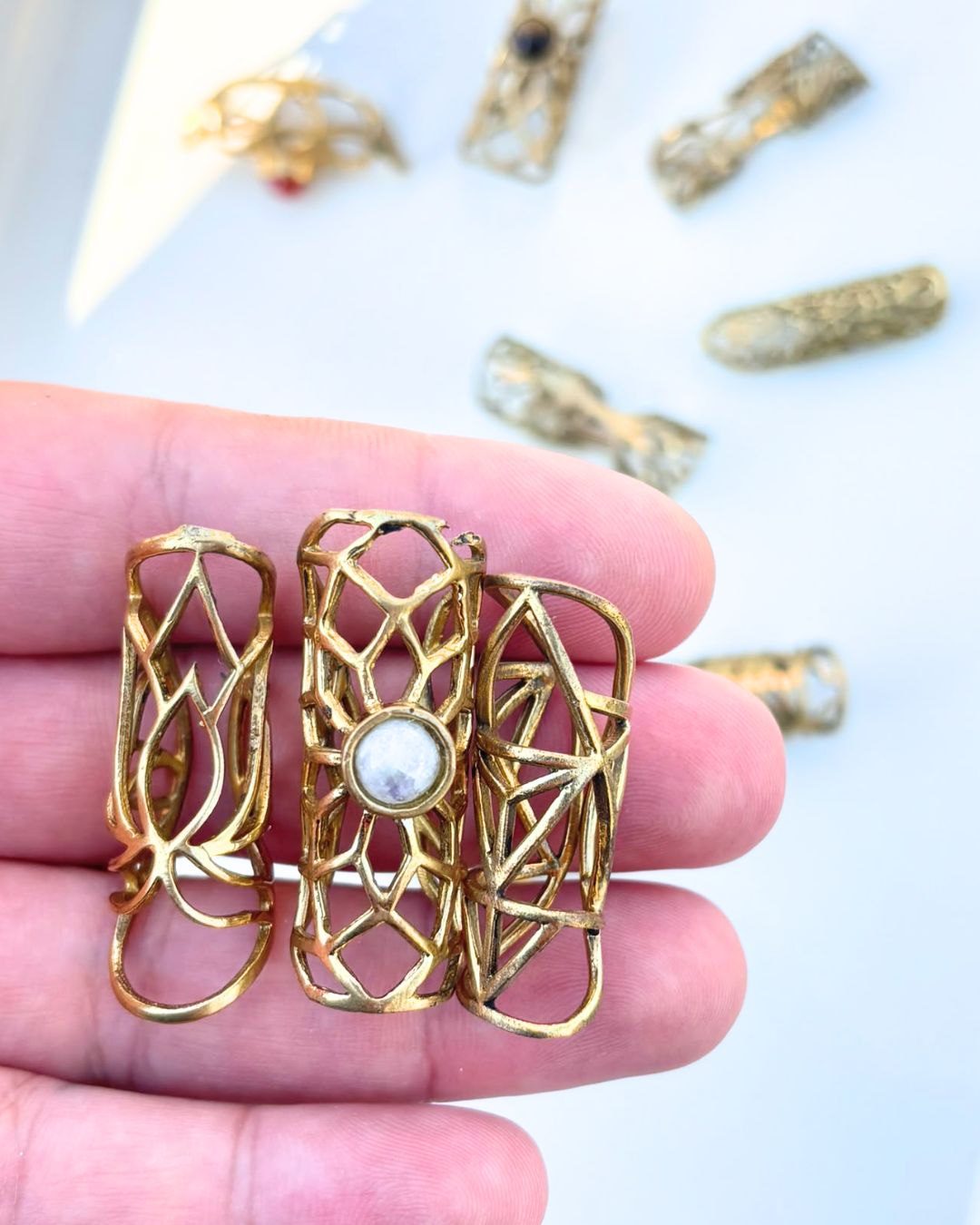 Imperfect Brass Dreadlock Jewelry — No Selection - Image 3