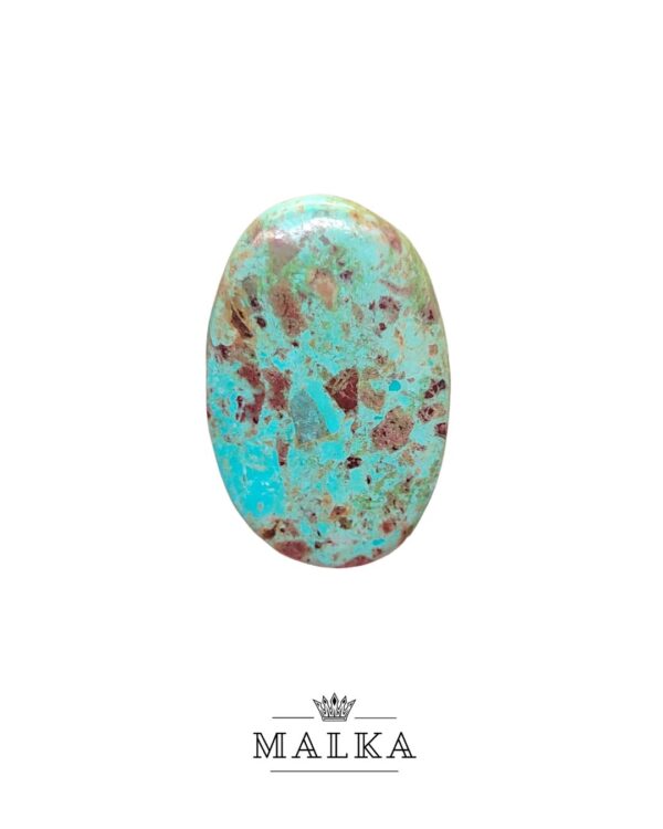 37mm Chrysocolla Cabochon – One of a Kind