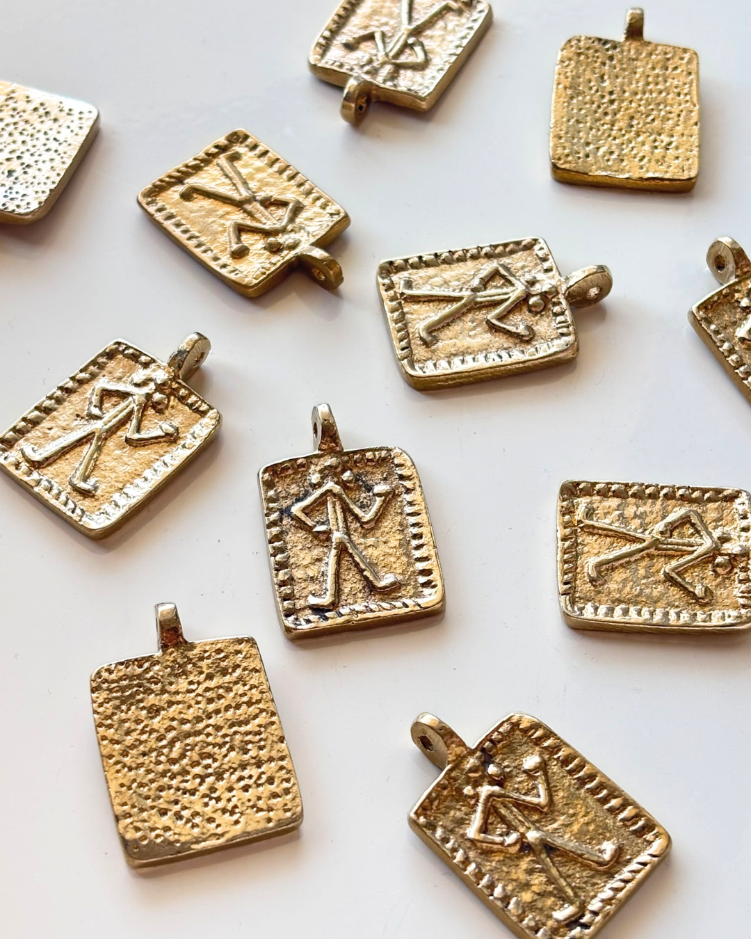 Ancient Figure Brass Pendant - Image 4