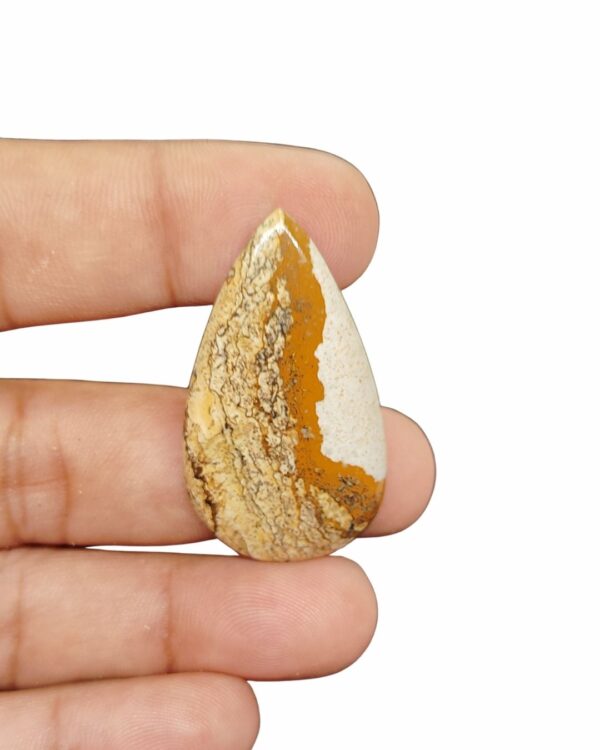 43mm Picture Jasper Cabochon – Drop Shape