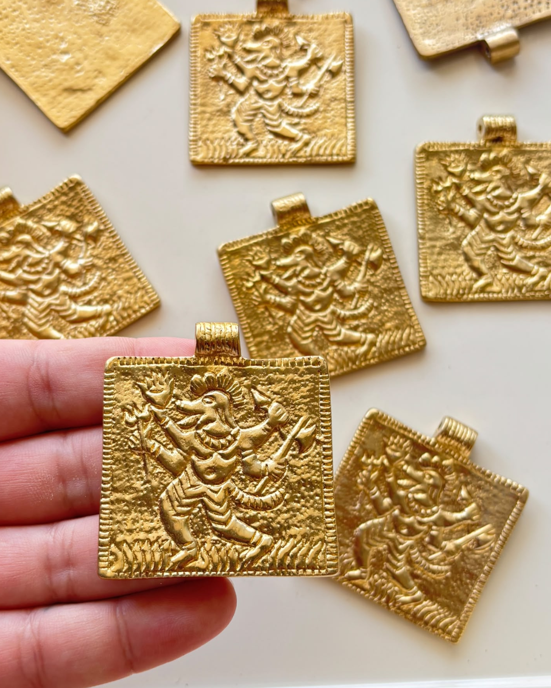 Folklore Brass Pendant - Image 3