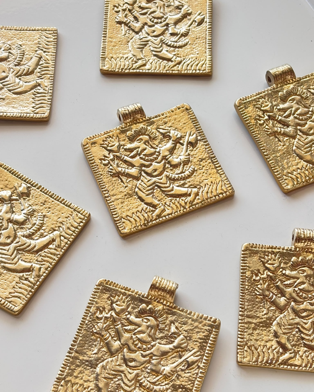 Folklore Brass Pendant