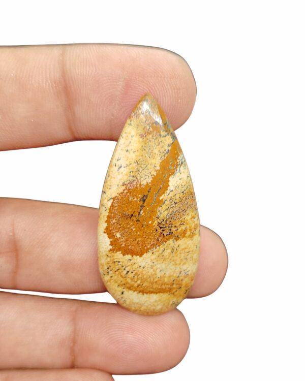 47mm Picture Jasper Cabochon – Drop Shape