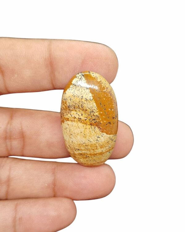 40mm Picture Jasper Cabochon – Oval Shape