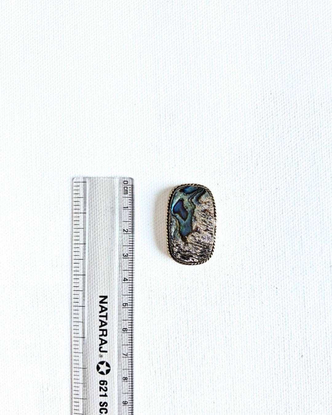 32X20mm Abalone Grooved Stone - Image 2
