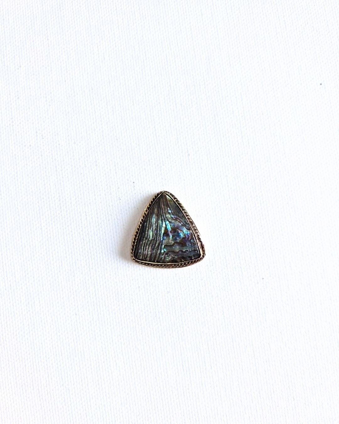 28X27mm Abalone Grooved Stone