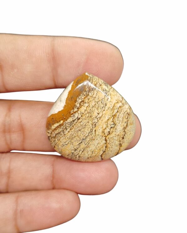 35mm Picture Jasper Cabochon – Drop Shape