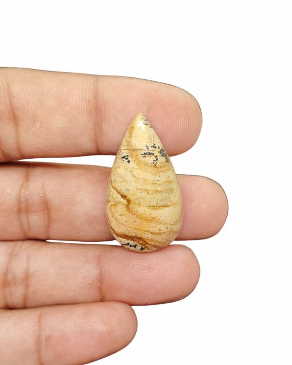 36mm Picture Jasper Cabochon – Drop Shape