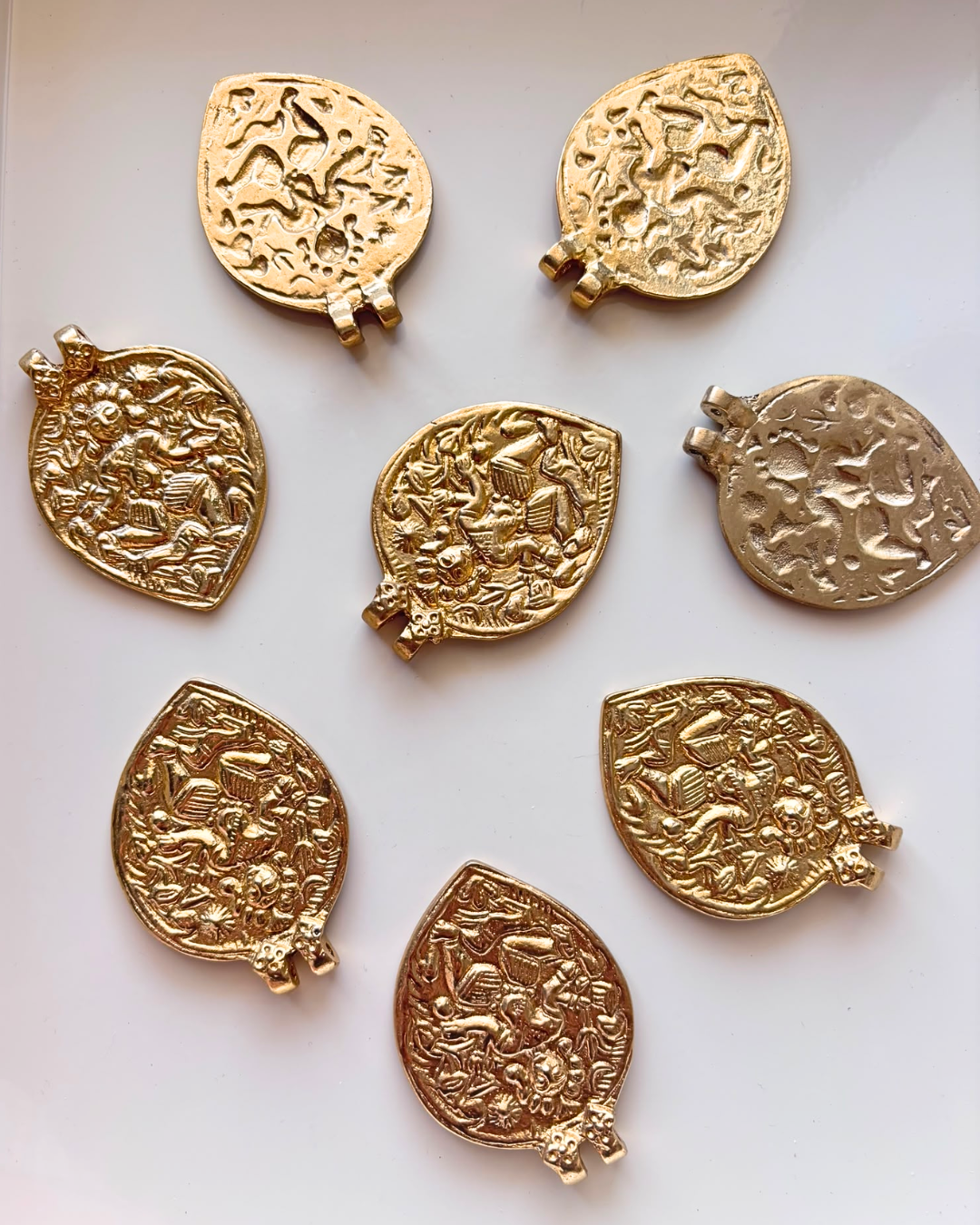 Spiritual Brass Pendant - Image 3