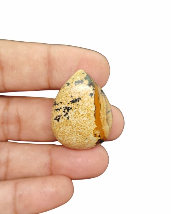 35mm Picture Jasper Cabochon – Drop Shape