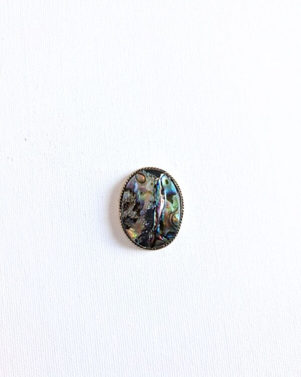 37X27mm Abalone Grooved Stone