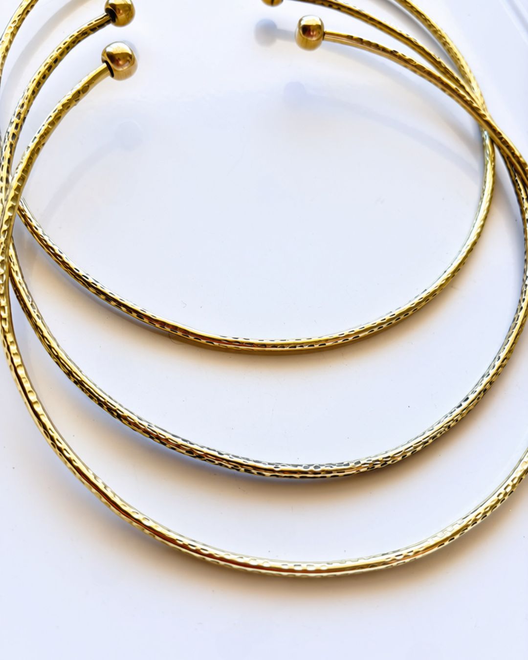 Circular Silhouette Brass Choker - Image 5