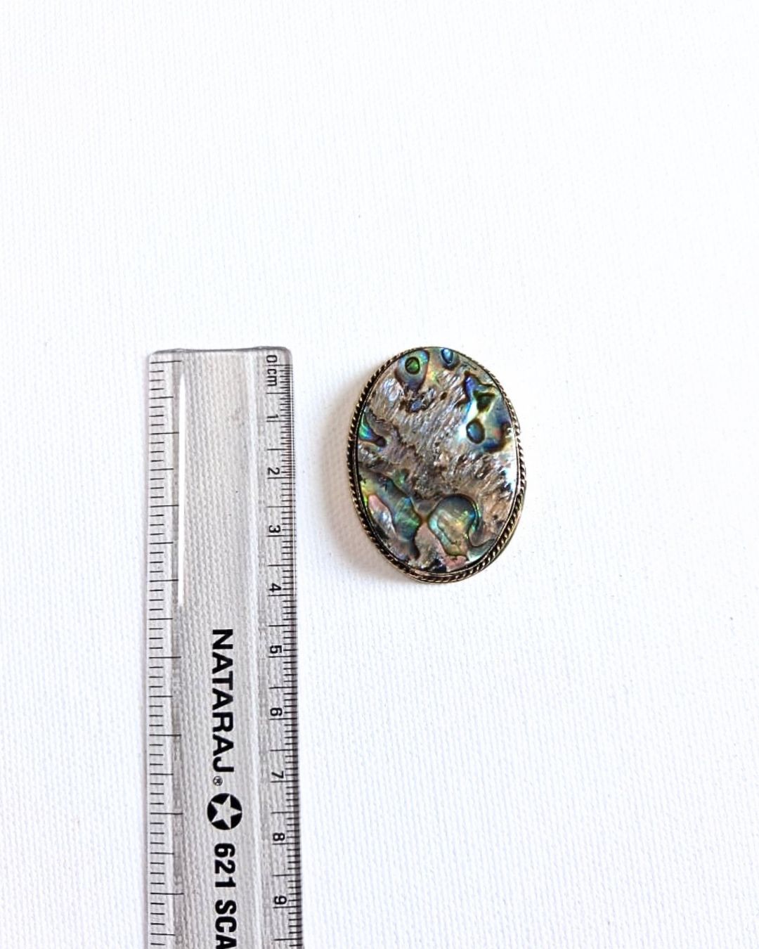 40X30mm Abalone Grooved Stone - Image 2