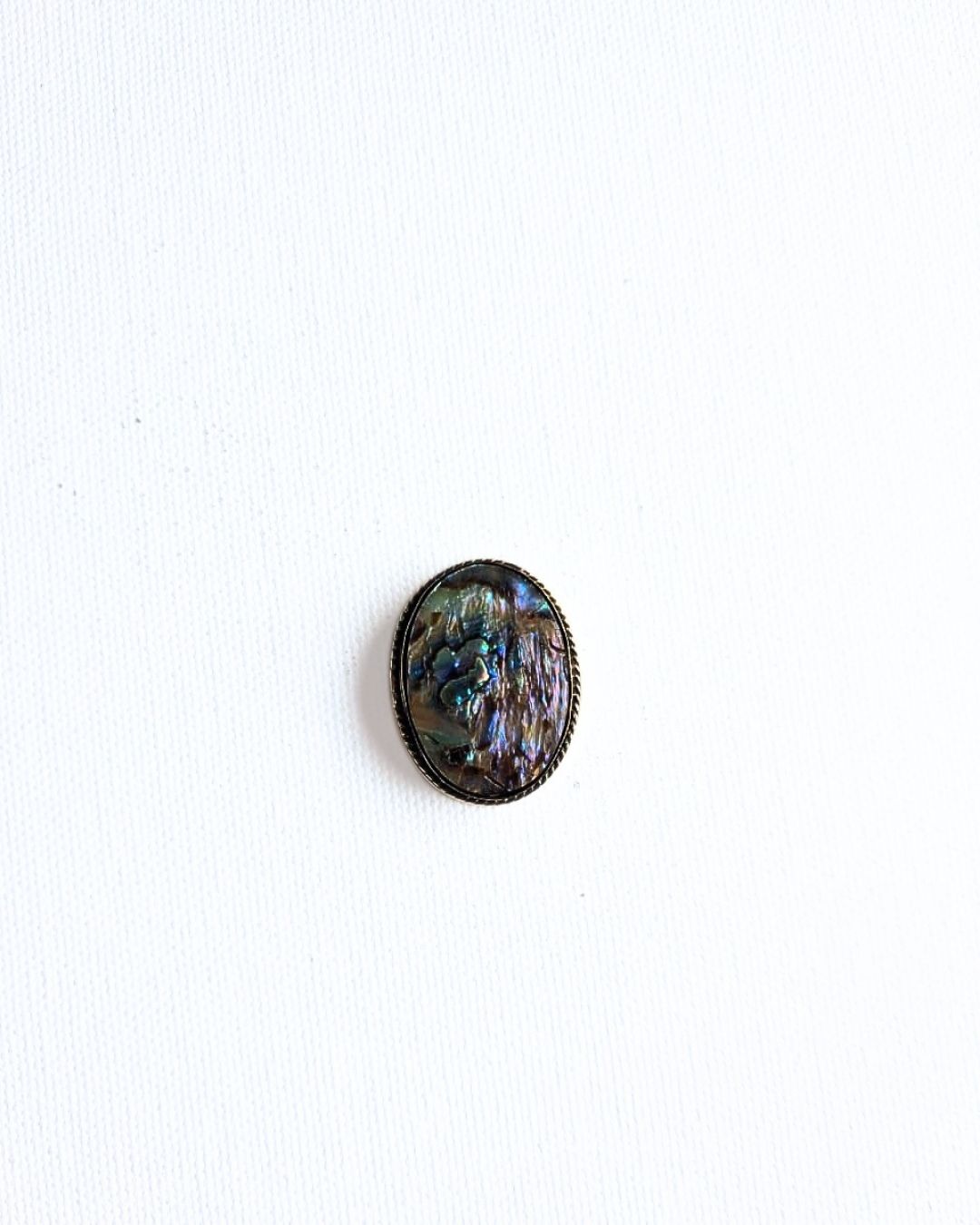 31X24mm Abalone Grooved Stone