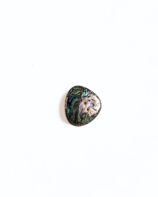 30X27mm Abalone Grooved Stone
