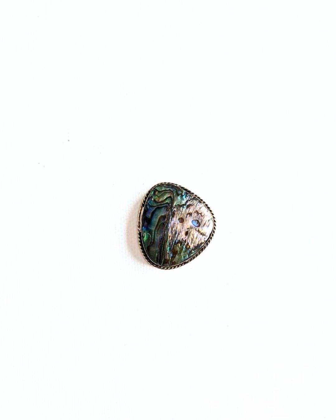 30X27mm Abalone Grooved Stone