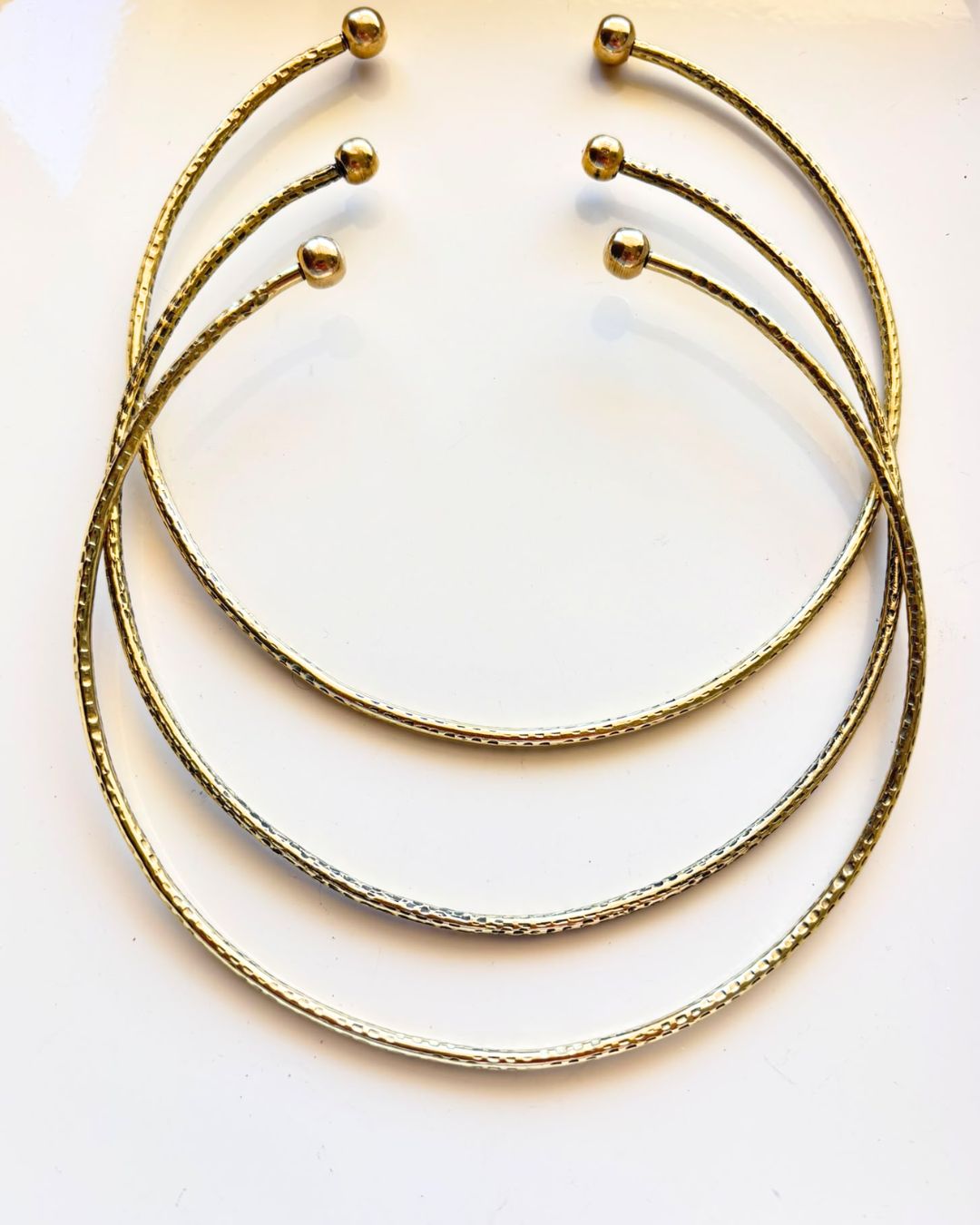 Circular Silhouette Brass Choker - Image 2