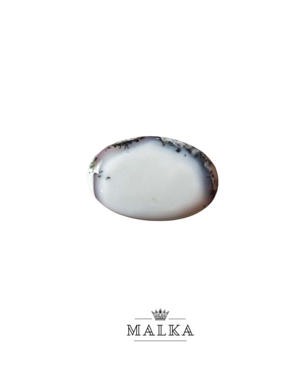 Natural Dendritic Opal Cabochon – 37 × 25 mm