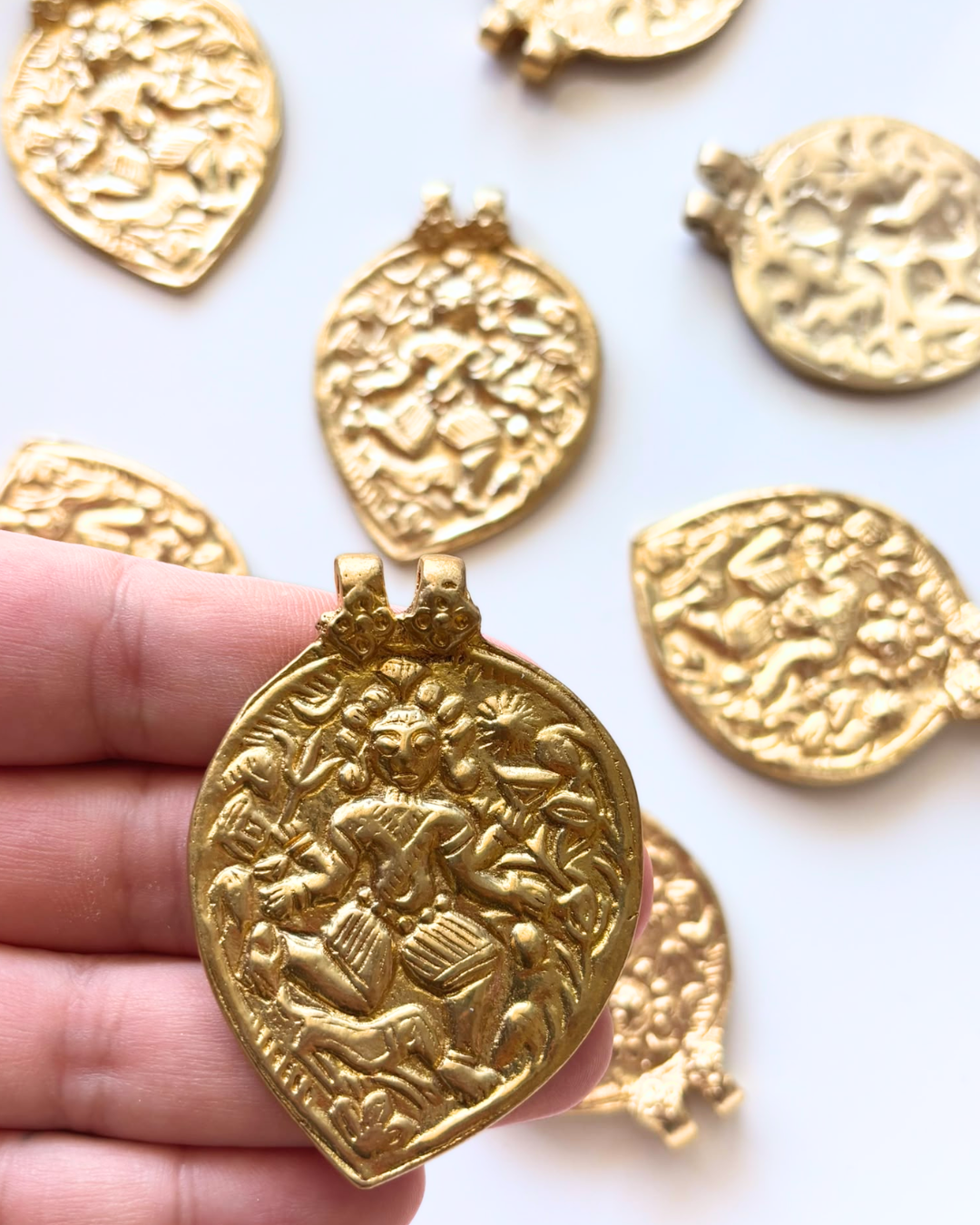 Spiritual Brass Pendant - Image 4