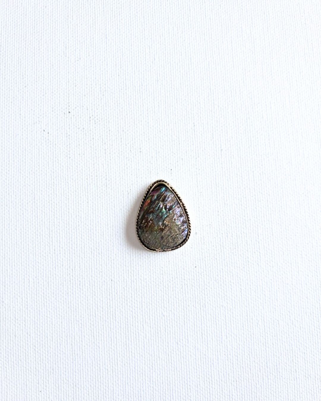 30X23mm Abalone Grooved Stone