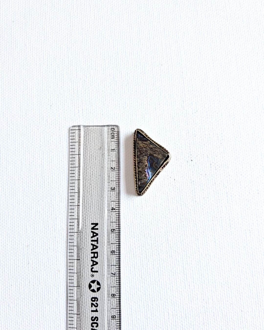 32X19mm Abalone Grooved Stone - Image 2