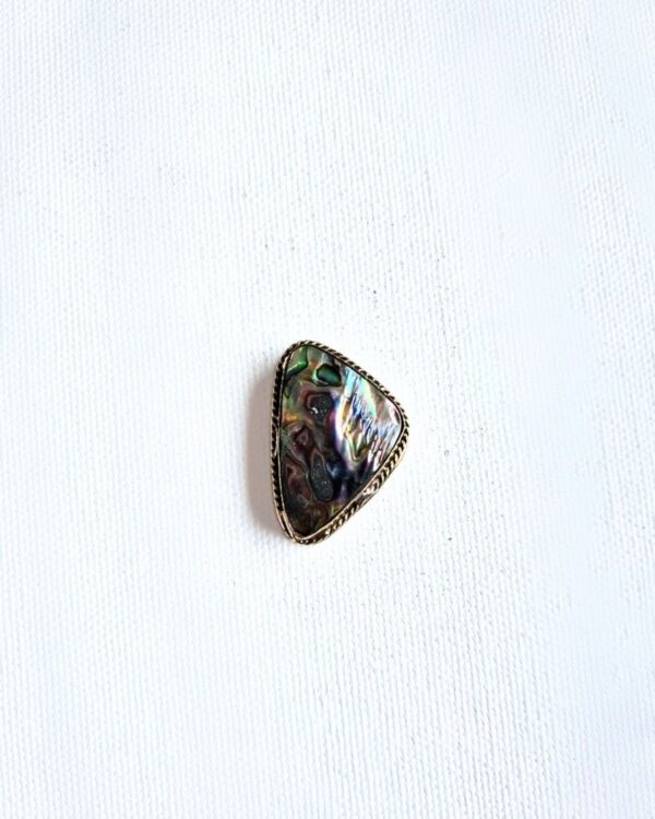 32X22mm Abalone Grooved Stone