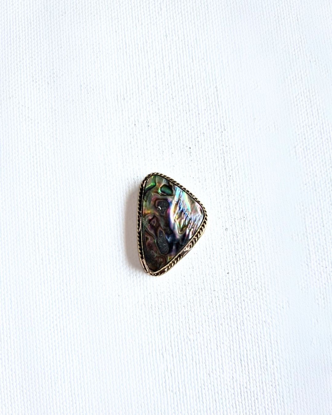 32X22mm Abalone Grooved Stone