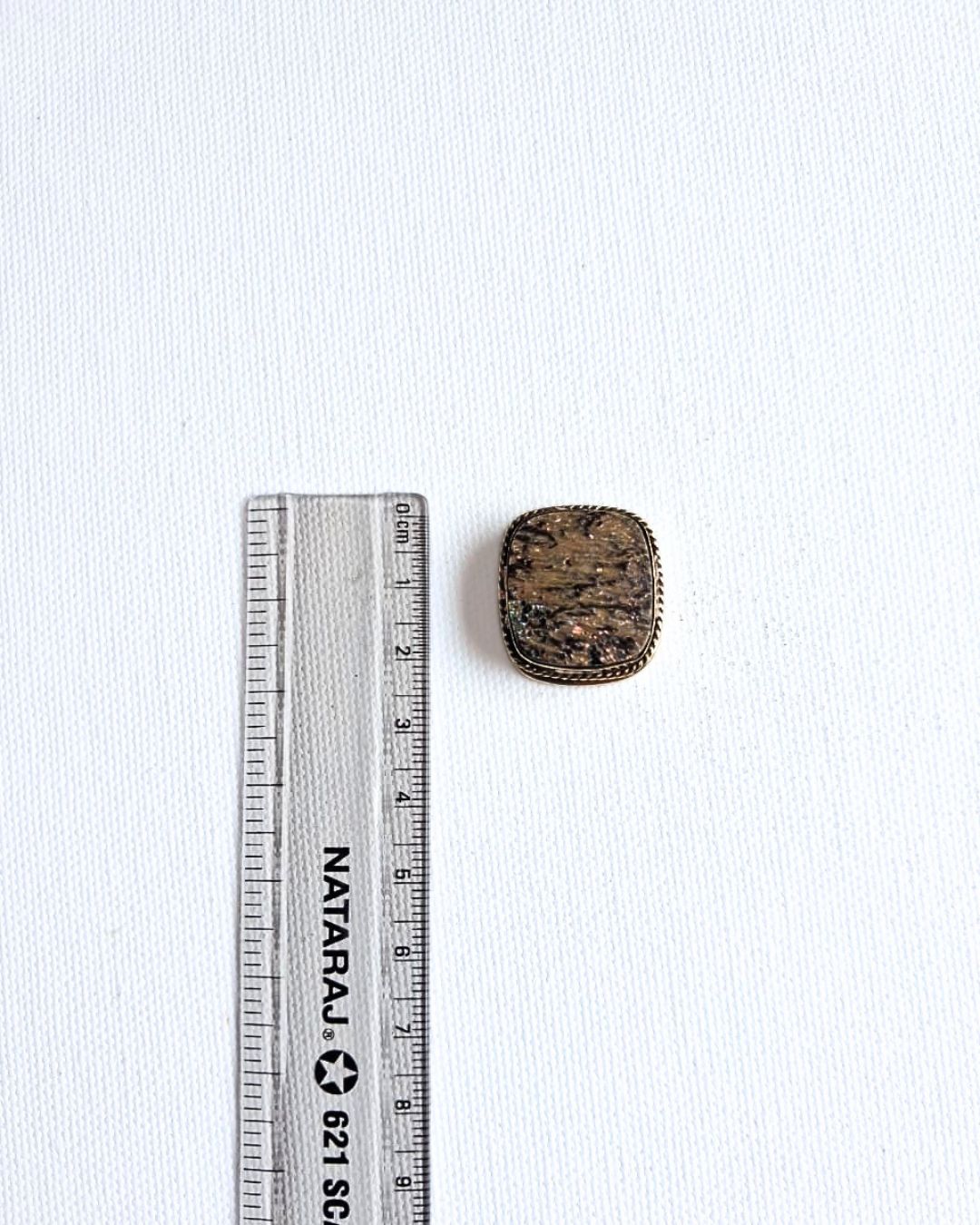 24X22mm Abalone Grooved Stone - Image 2