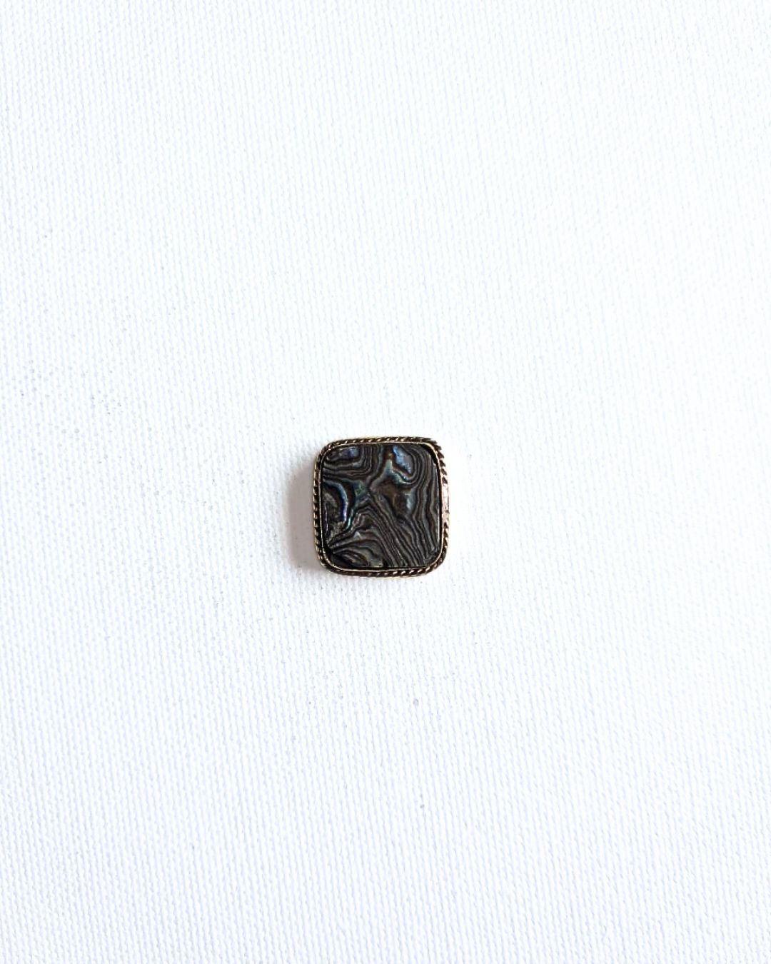 21X20mm Abalone Grooved Stone