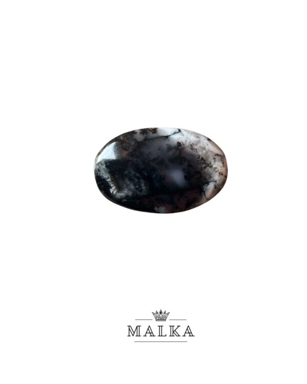 Natural Dendritic Opal Cabochon – 31 × 21 mm