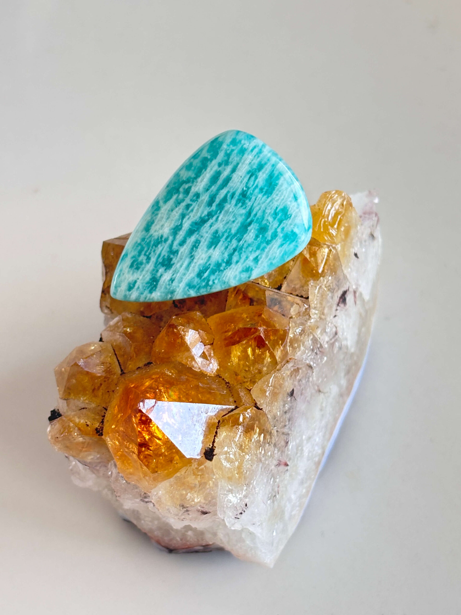 30mm Amazonite Cabochon for Handmade Pendants