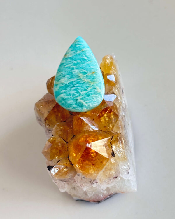 29mm Amazonite Gemstone Cabochon for Jewelry Making