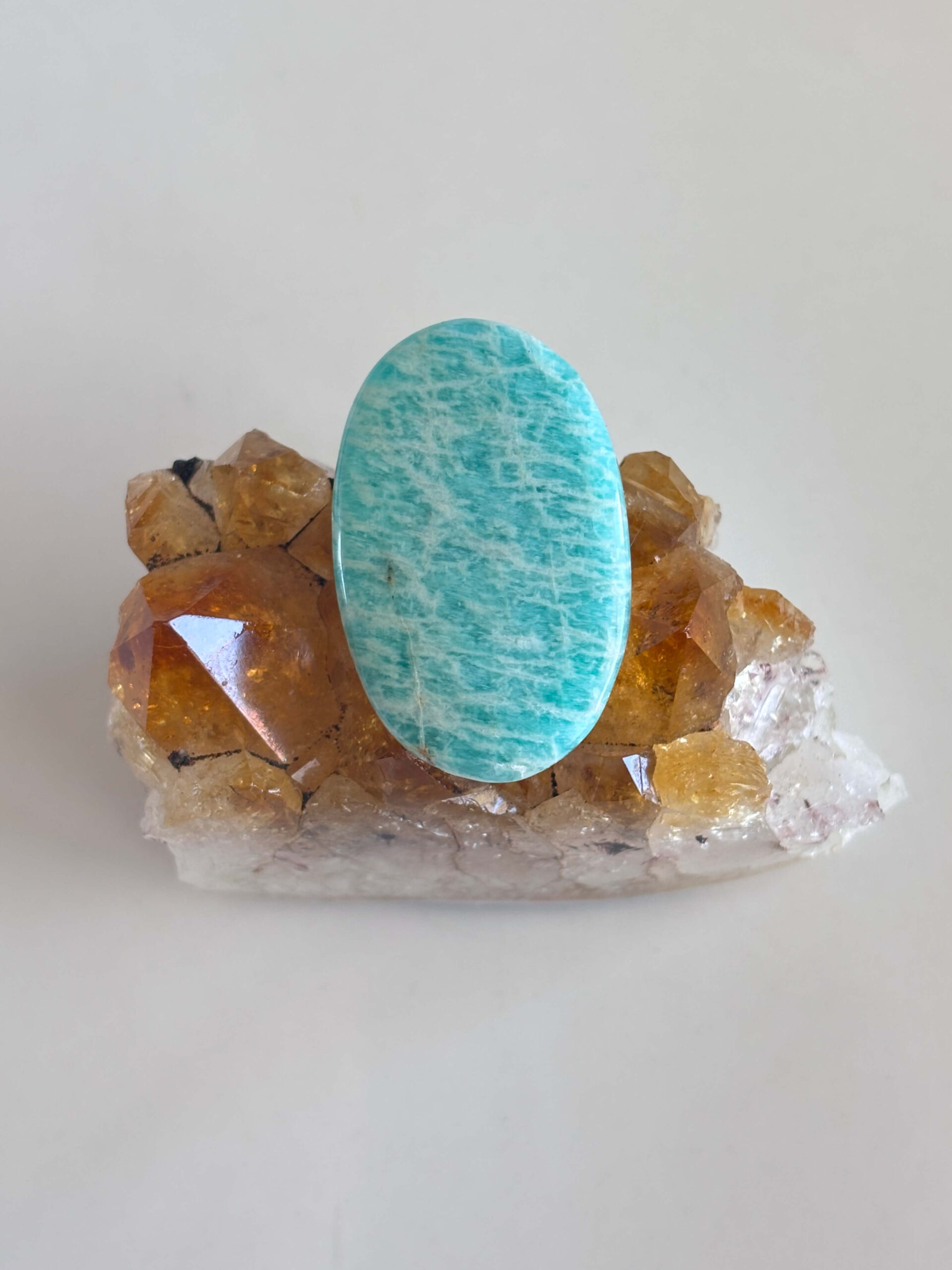 35mm Amazonite Gemstone Cabochon for Jewelry Making