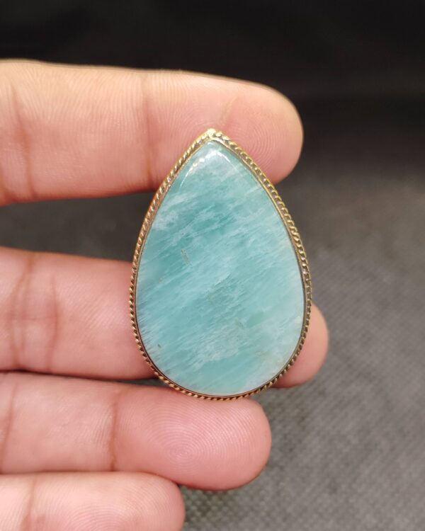 41mm Amazonite Stone for Jewelry Making