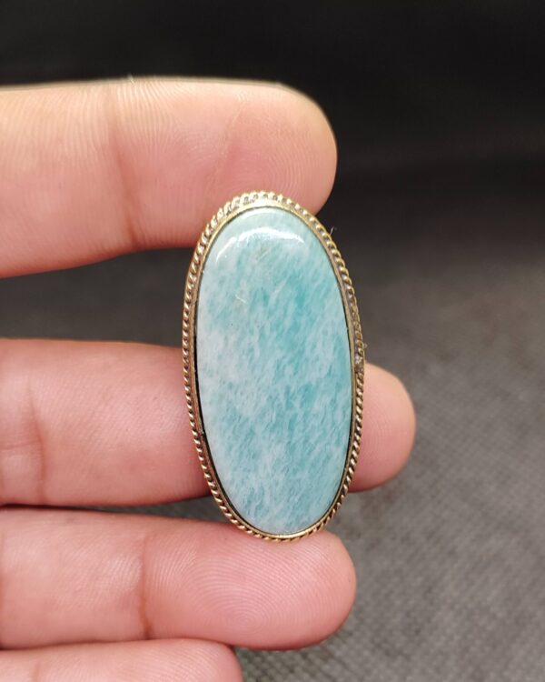 39mm Natural Amazonite Cabochon