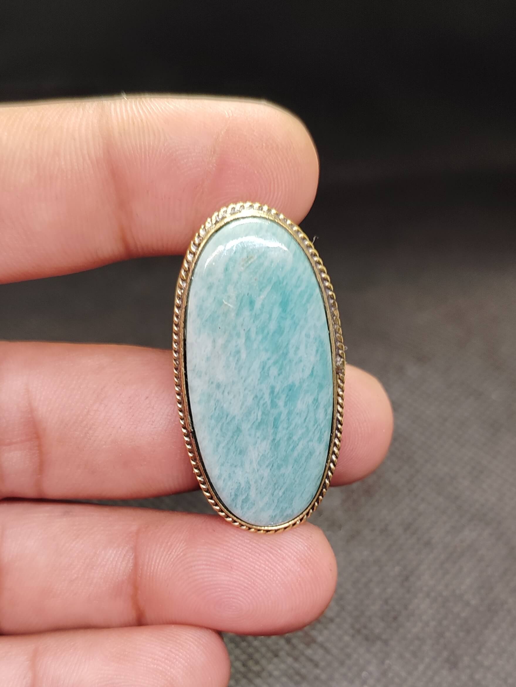 39mm Natural Amazonite Cabochon