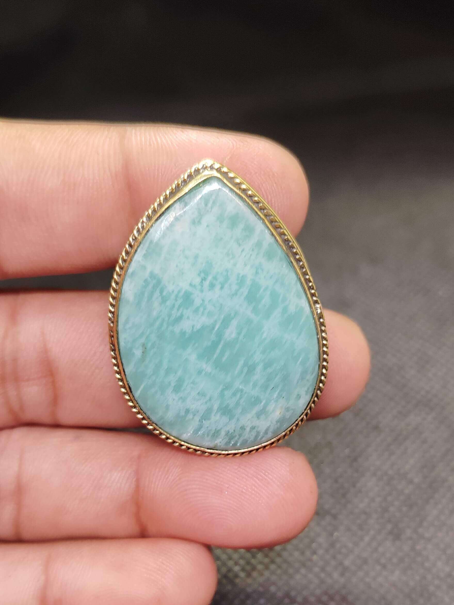 40mm One of a Kind Amazonite Stone