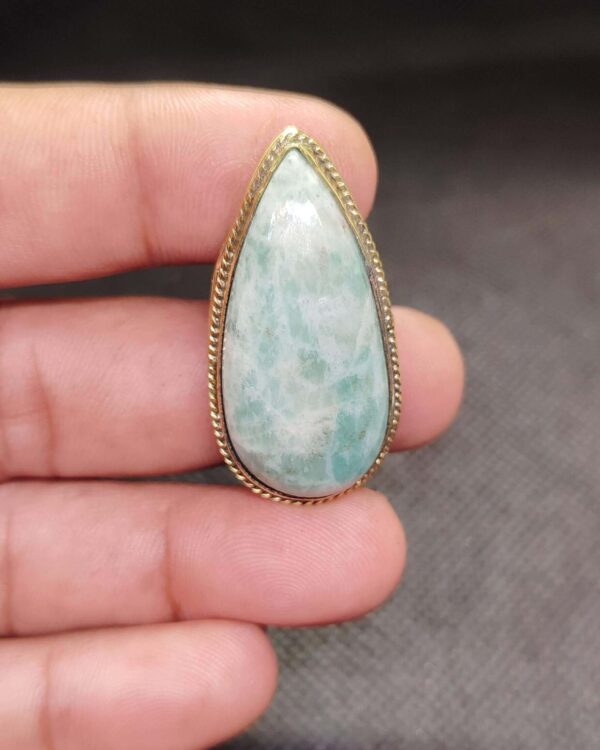 38mm Natural Amazonite Jewelry Supply