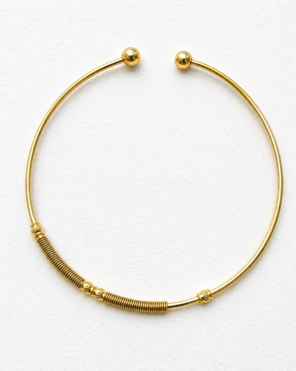 Decorative Wire Wrapped Brass Choker