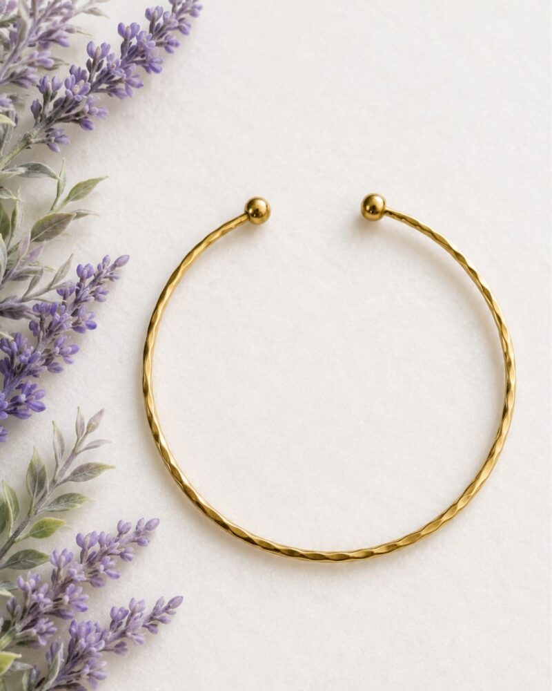 Ethnic Slim Finish Brass Choker - Image 2
