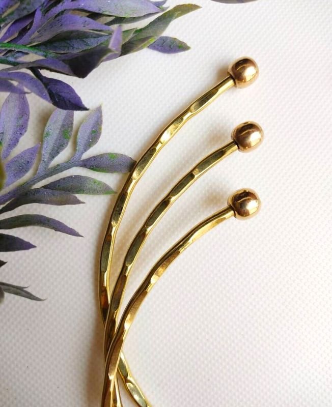 Ethnic Slim Finish Brass Choker - Image 4