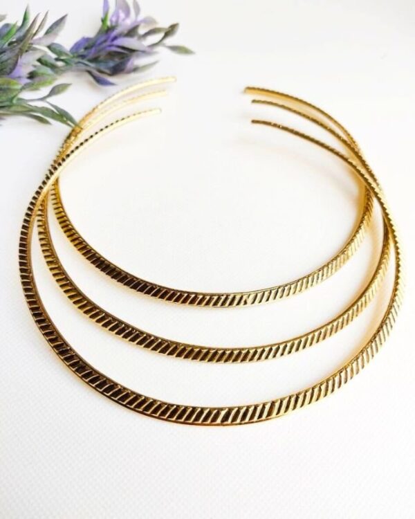Chevron Ridge Brass Choker