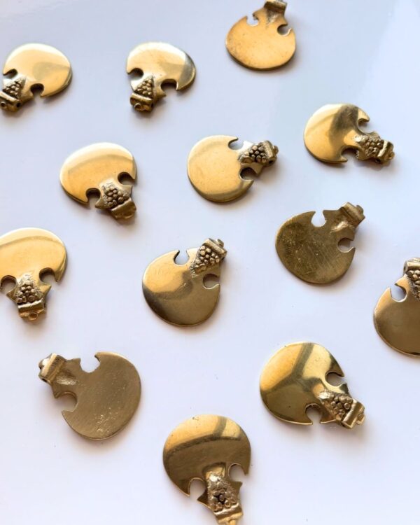 Sleek Tribal Brass Pendant