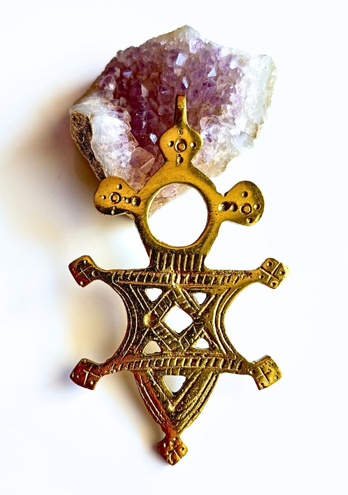 Handmade African Cross Charm - Image 3