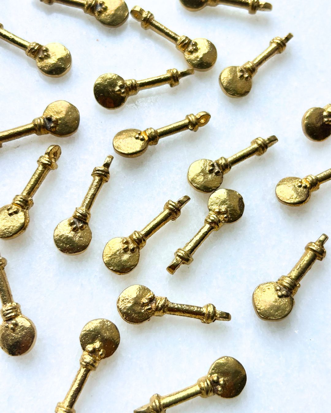 Rattle Brass Charms – Single Piece