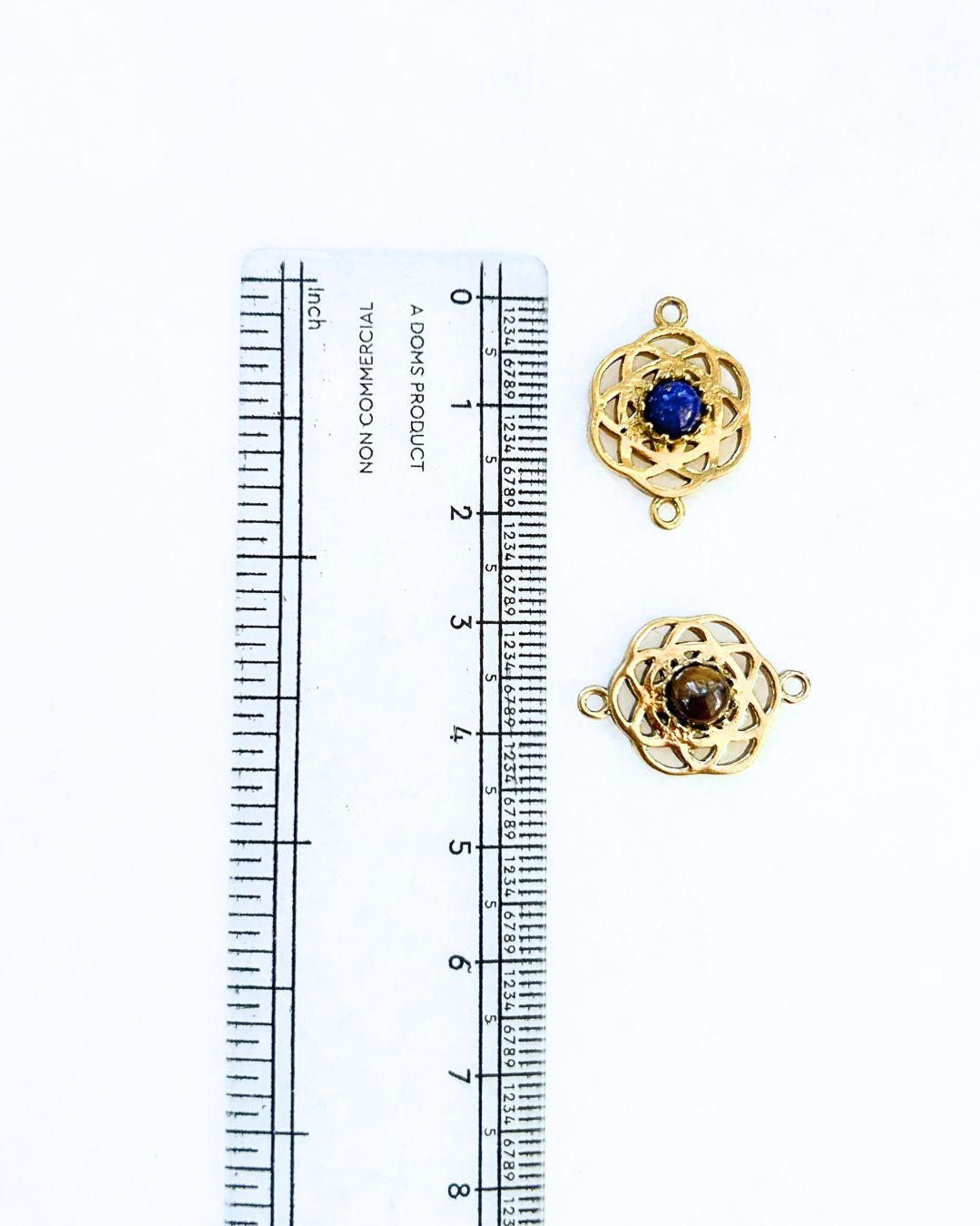 Circle of Life Brass Connector with Stone – Assorted - Image 3