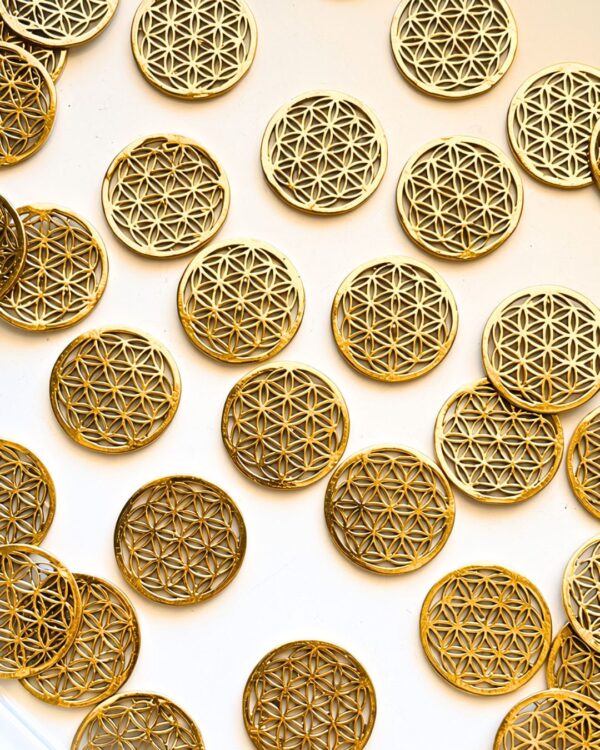 24MM Circle of Life Brass Charm