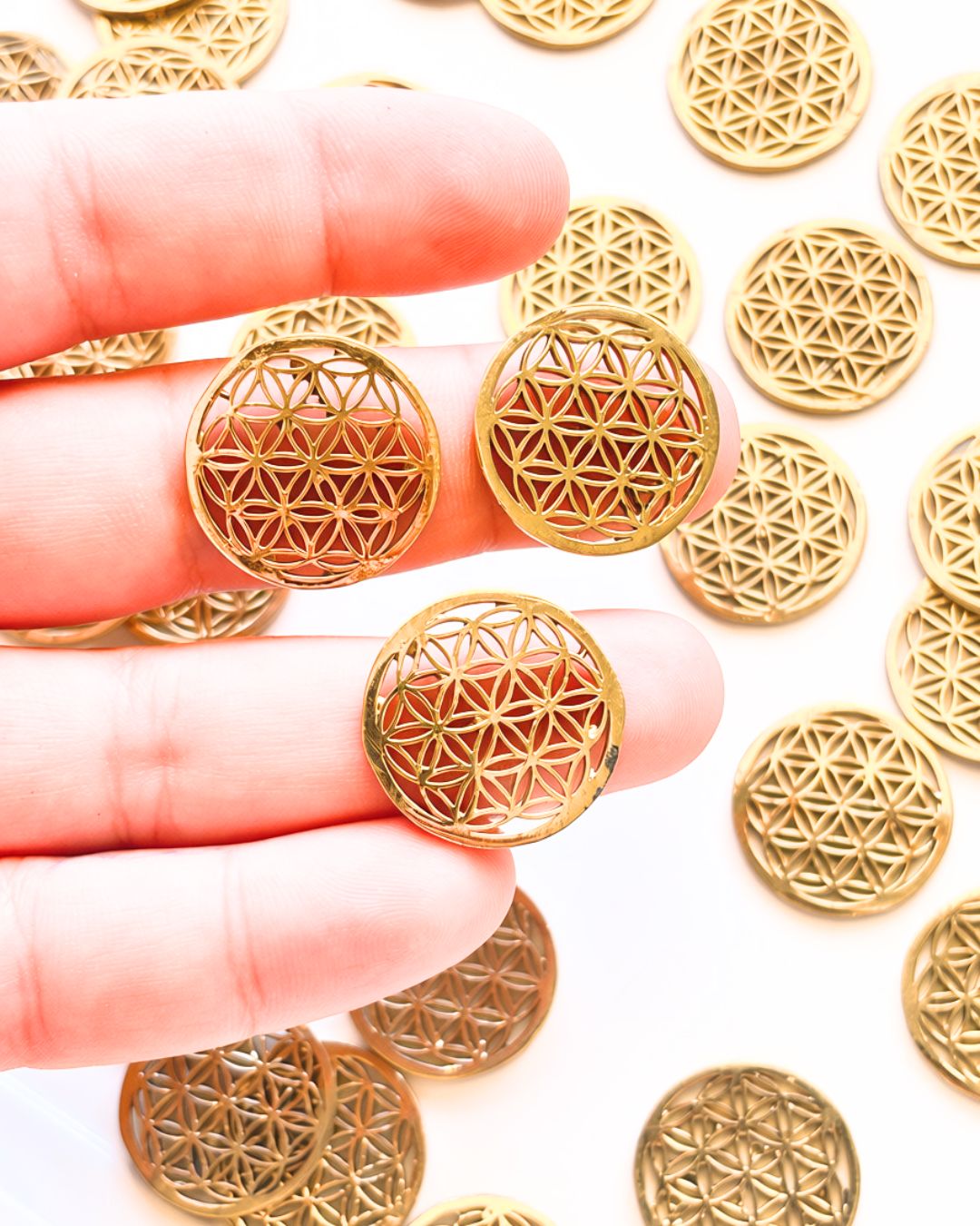 24MM Circle of Life Brass Charm - Image 3
